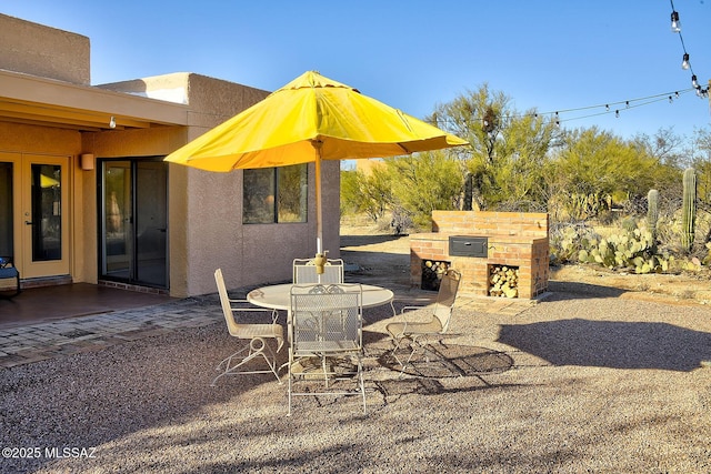 view of patio / terrace with area for grilling