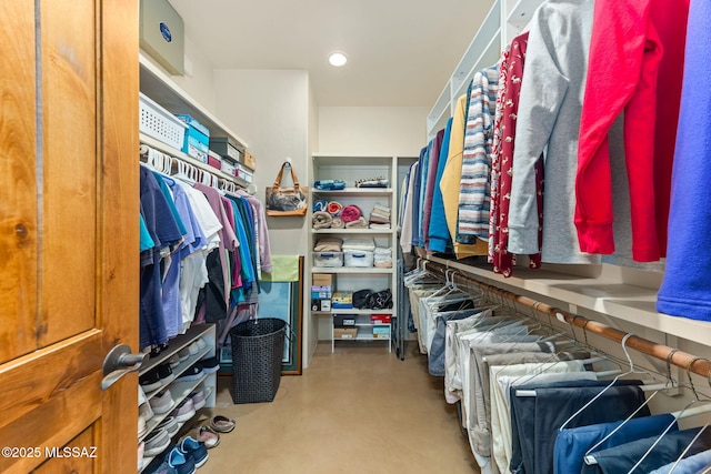 view of spacious closet