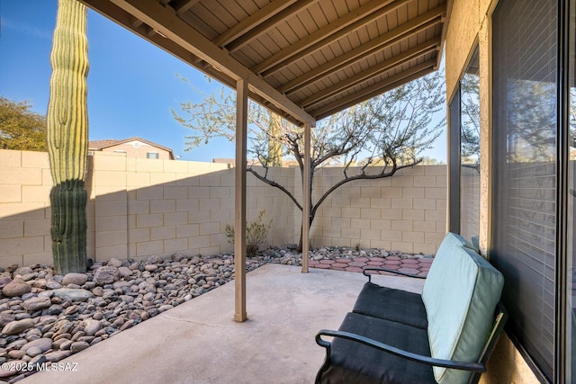 view of patio