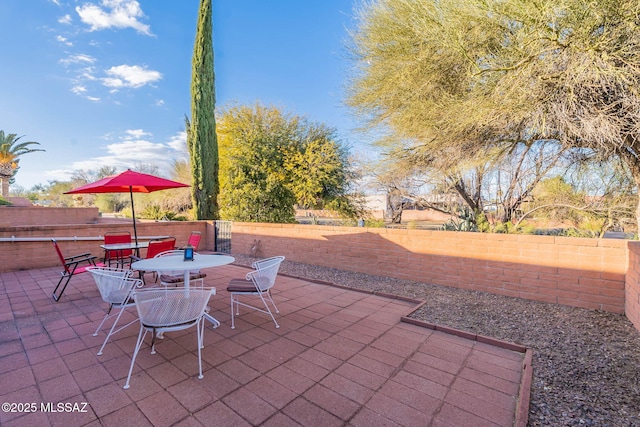 view of patio / terrace