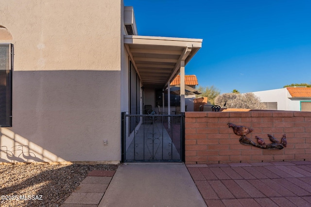 view of entrance to property