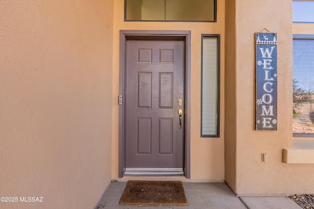 view of property entrance