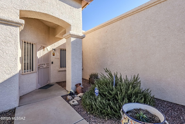 view of entrance to property