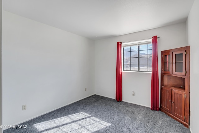 spare room with carpet floors