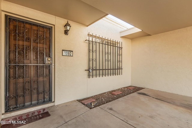 view of entrance to property