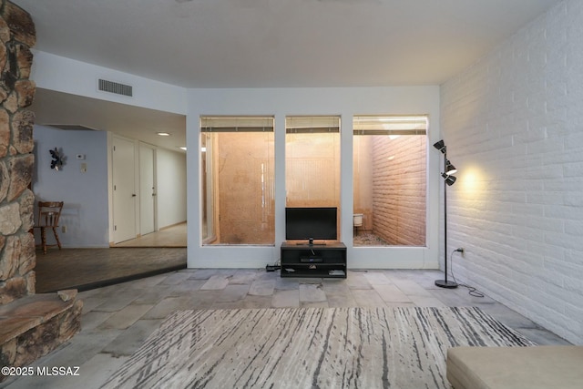 view of unfurnished living room