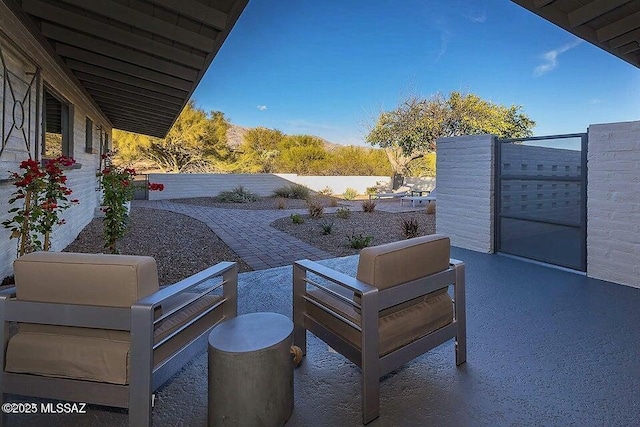 view of patio