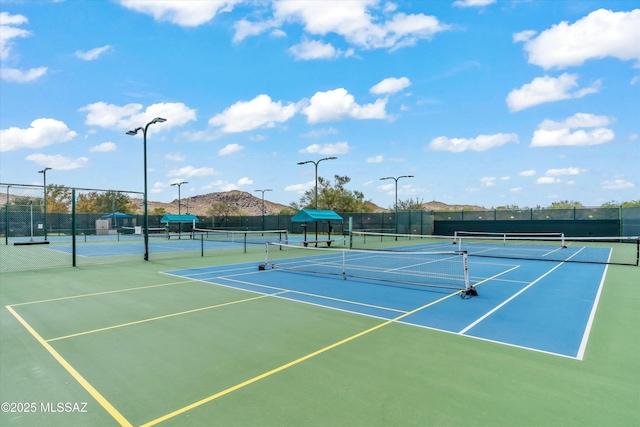 view of sport court
