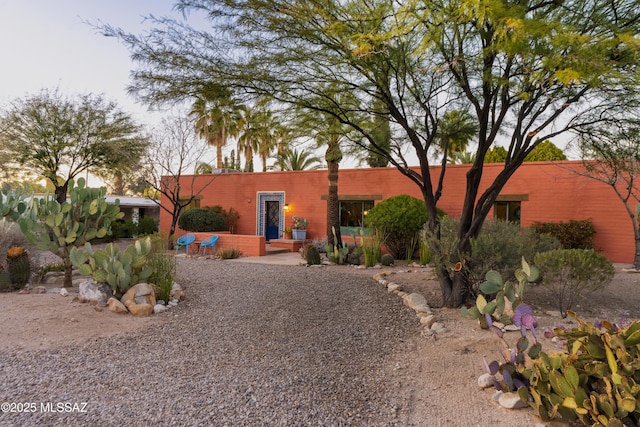 view of southwest-style home