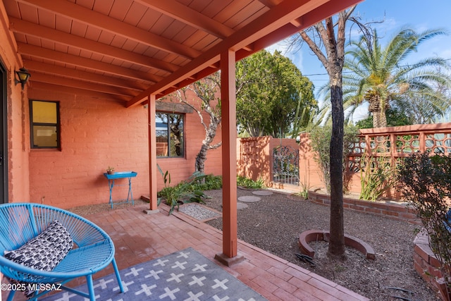 view of patio