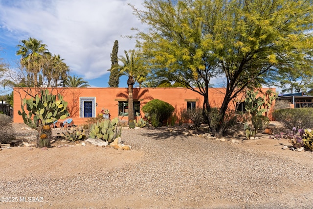 view of southwest-style home