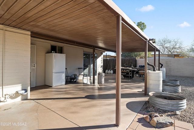 view of patio