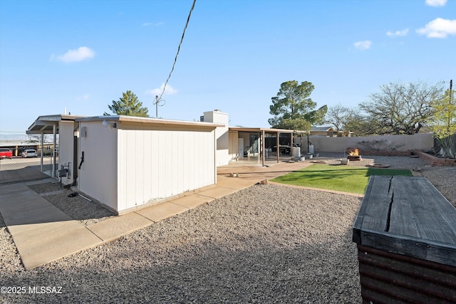 exterior space featuring a patio area