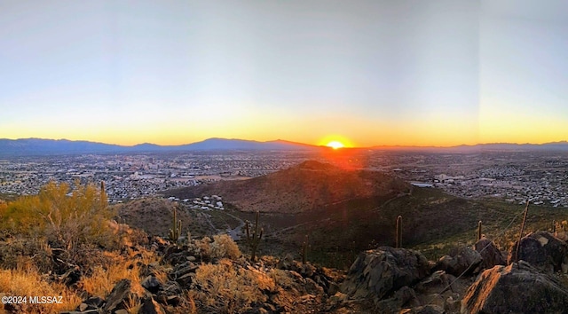 view of mountain feature