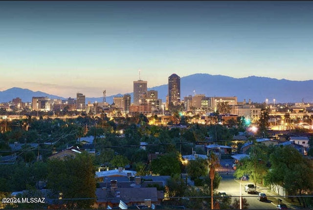 view of city with a mountain view