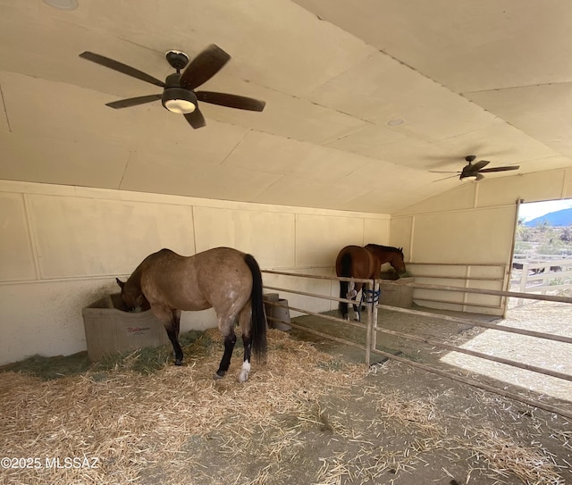 view of stable