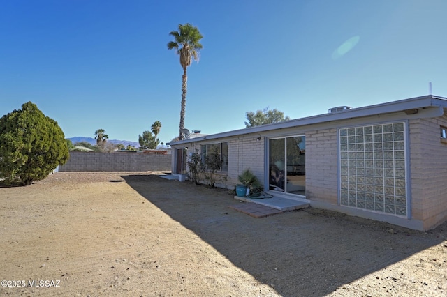 view of back of property