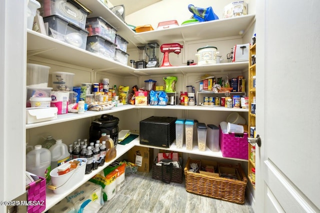 view of pantry