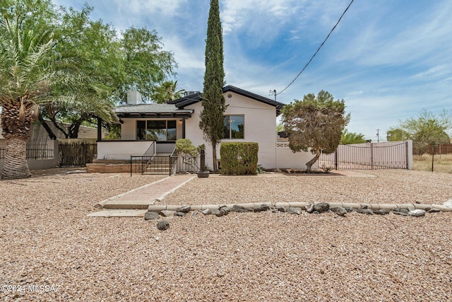 view of front of home