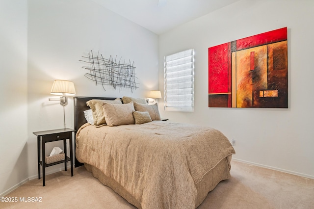 bedroom with carpet flooring