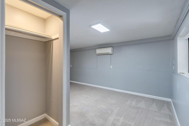 view of sauna with carpet floors