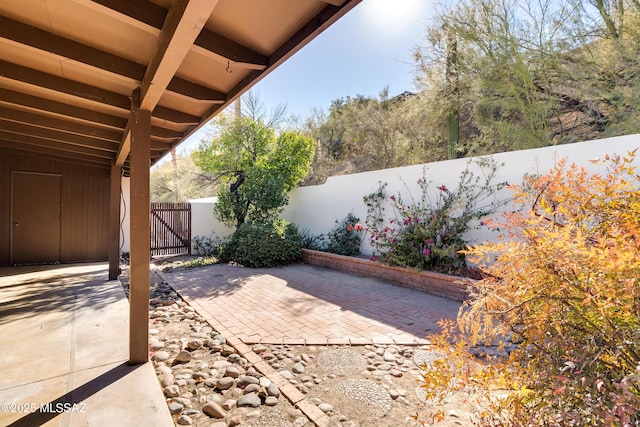 view of patio