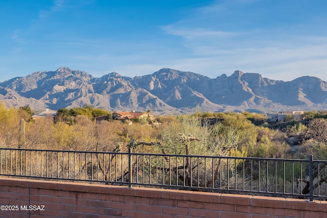 view of mountain feature