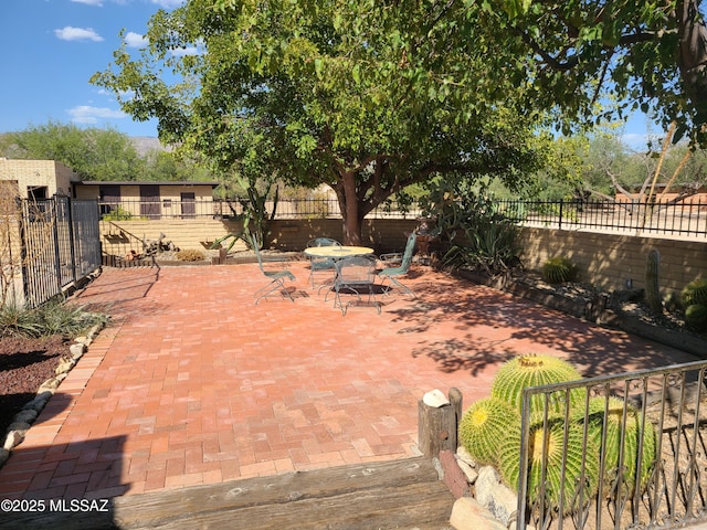 view of patio