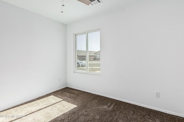 empty room with carpet floors