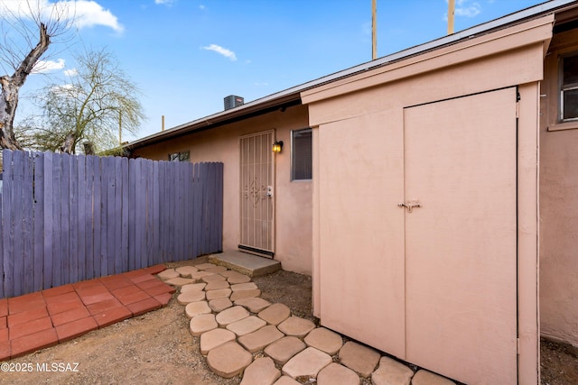 view of outbuilding