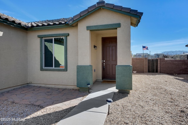 view of property entrance