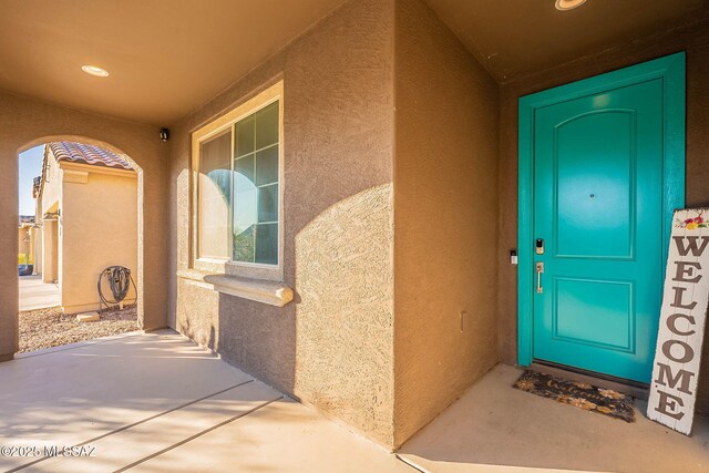 view of property entrance