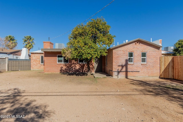 view of back of property