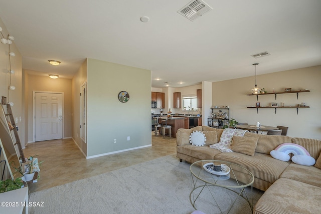 view of living room