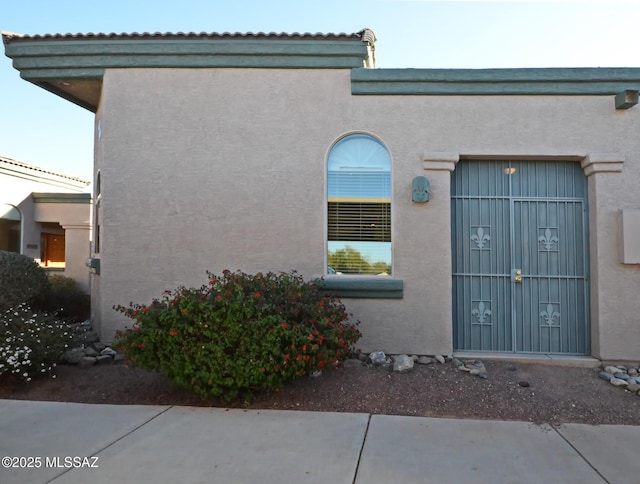 view of entrance to property