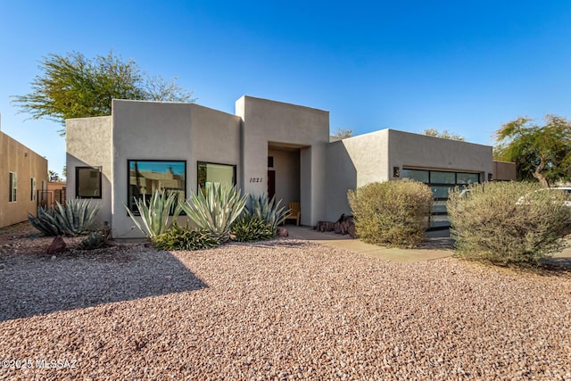 view of pueblo-style home