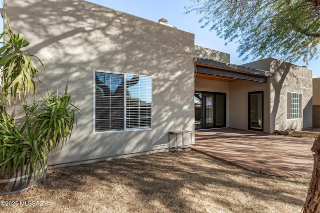 rear view of house with a patio area