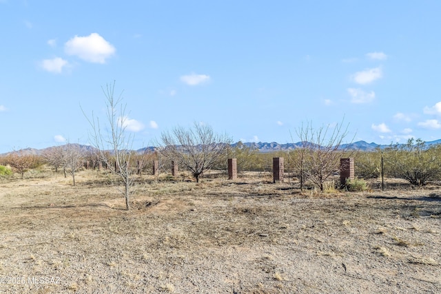 exterior space with a rural view