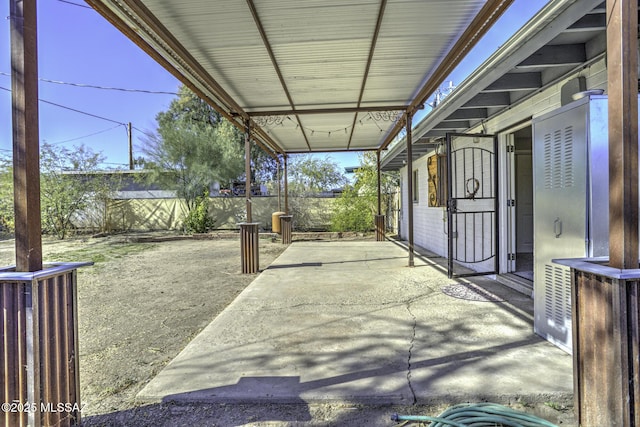 view of patio