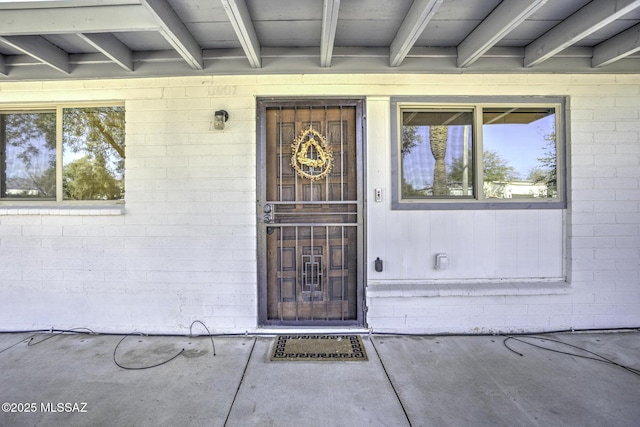 view of entrance to property