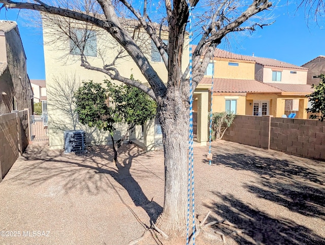 view of back of property