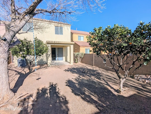 view of front of house with a patio