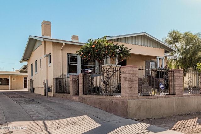 view of front of home