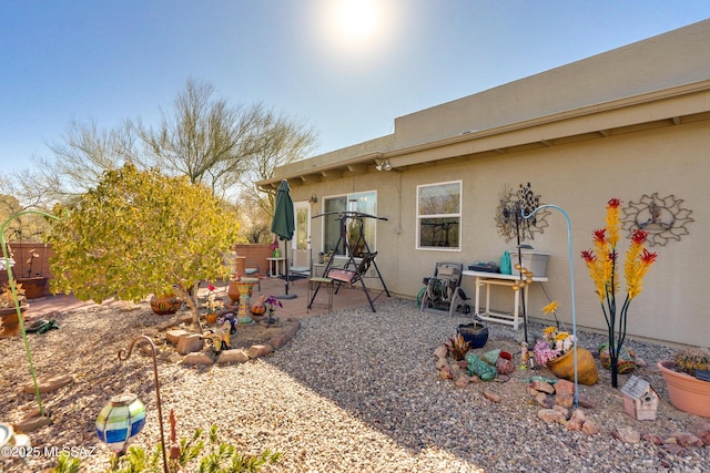 view of yard with a patio