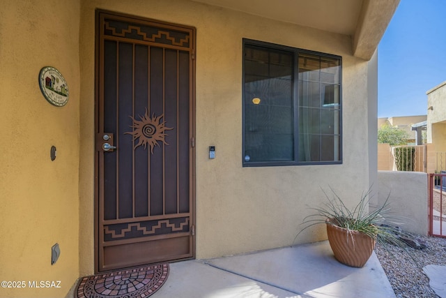 view of property entrance