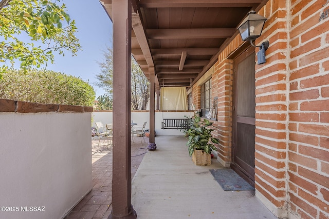 view of patio