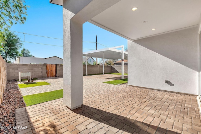 view of patio