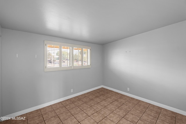 view of tiled empty room