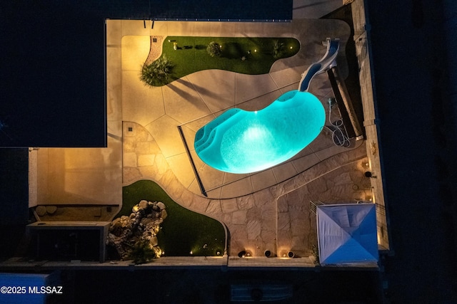 3873 W Allred St, Thatcher, AZ 85552 - aerial view of a pool