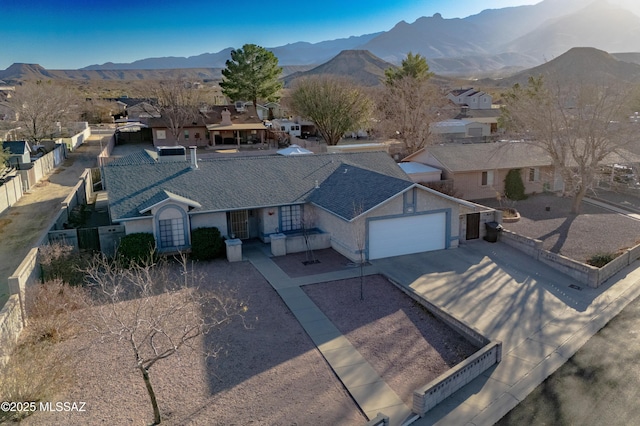 3873 W Allred St, Thatcher, AZ 85552 - aerial view of residential area featuring a mountain backdrop